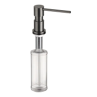 Дозатор для моющего средства врезной SDB-01-07/Grafit/300ml (KR5627)